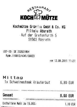mvep Höffner Kochmütze Restaurant